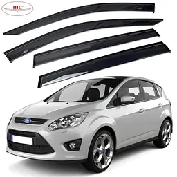 Дефлектори вікон вітровики HIC для Ford C-Max 2010- (Fo108)