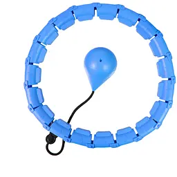 Хулахуп для схуднення синій обруч для талії масажний обруч Hoola Hoop Massager