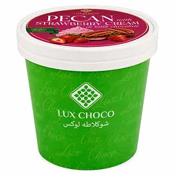 Цукерки Lux Choco Pecan with strawberry cream in milk chocolate 200 г