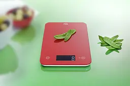 Ваги кухонні цифрові Slim ADE KE927 червоні - мініатюра 3