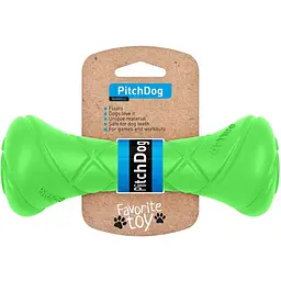 Ігрова гантель для апортування PitchDog, 19х7 см, салатовий (62395)
