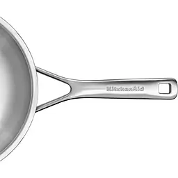 Сковорода вок з кришкою KitchenAid MSS 28 см 3.5 л (CC003254-001) - мініатюра 4