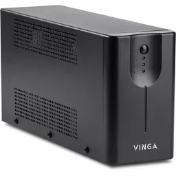 Пристрій безперебійного живлення Vinga LED 600VA metal case (VPE-600M) - мініатюра 2