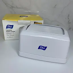 Диспенсер для салфеток пластиковий білий Titiz Plastik TP-260 - мініатюра 2