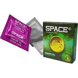 Презервативи Space Sensory XXL Гороскоп 36 шт. (12 уп. х 3 шт.) - мініатюра 2