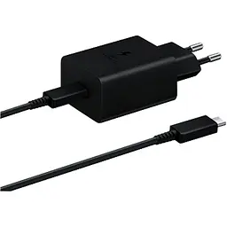 Зарядний пристрій Samsung 45W Power Adapter + Cable USB-C to USB-C Black (EP-T4510XBEGRU) [71466] - мініатюра 1