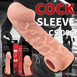 Насадка на член Kokos Cock Sleeve CS 006, L - мініатюра 2
