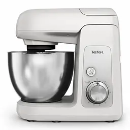 Кухонна машина Bake Partner 1100Вт, чаша-метал, корпус-пластик, насадок-8, білий Tefal kuh0015191 - мініатюра 2