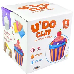 Набор для творчества Strateg Кекс U'DO Clay (30750) - миниатюра 1