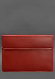 Шкіряний чохол-конверт BlankNote на магнітах для MacBook Pro 16" Червоний - мініатюра 2