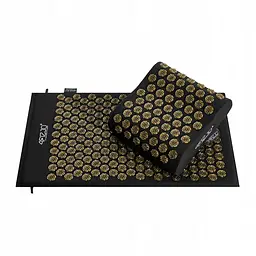Килимок акупунктурний з подушкою 4FIZJO Ergo Mat Аплікатор Кузнєцова Black/Gold (P-5907739313881) - мініатюра 9