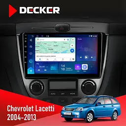 Штатна магнітола Chevrolet Lacetti 2004-2013 Climate Decker D9-007 4x64 DSP 360 4G Decker (НФ-00003520)