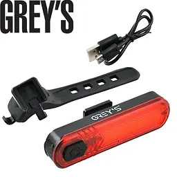 Велосипедний задній ліхтар Grey's LED 7 режимів 70 х 10 х 20 мм 1 шт (GR11150)