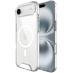 Чохол TPU Space Case with MagSafe для Apple iPhone 17 Air (6.5) Прозорий - мініатюра 2