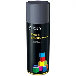 Аерозольна фарба для автомобіля SLIDER 7016 сірий антрацит МАТ, 400мл (000023345)