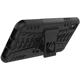 Чохол-накладка Toto Dazzle Kickstand 2 in 1 Case Apple iPhone XS Max Black - мініатюра 7