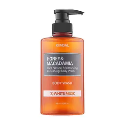 Гель для душу Kundal Honey & Macadamia Body Wash White Musk 500 мл (8809568740258)