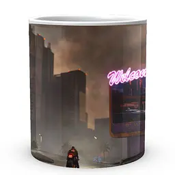Кухоль GeekLand Cyberpunk 2077 Кіберпанк 2077 CY 02.594 330 мл білий - мініатюра 2