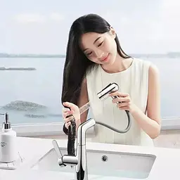 Змішувач для умивальника MiJia Pull-out Basin Faucet S1 (MJCLSMPLT01DB) [169362] - мініатюра 7