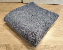 Рушник турецький махровий однотонний Zeron 50х90 Gray щільність 500 г/м2 - мініатюра 2