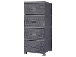 Комод Violet House 0357 Роттанг Gray 38x45x90 см сірий (0357 Роттанг Gray 38*45*90 см) - мініатюра 2