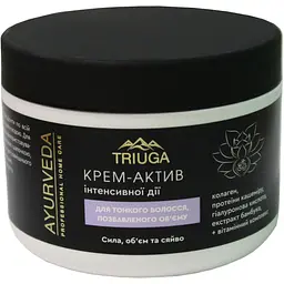 Крем-актив для волосся Triuga Ayurveda Сила, об’єм та сяйво 300 мл