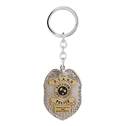Брелок Обитель зла Resident Evil Raccoon Police Badge Logo RE 30.24 - мініатюра 4