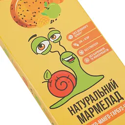Натуральний мармелад Bob Snail Яблуко-Манго-Гарбуз-Чіа 27 г - мініатюра 3