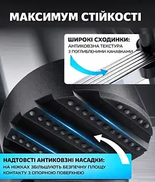 Телескопічна сталева драбина 6,2 м