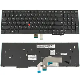 Клавіатура для ноутбука LENOVO (ThinkPad: E570, E575) rus, black (оригінал)
