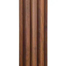 Декоративна стінова рейка Sticker Wall 160x23x3000мм (D) SW-00001536 Коричнева - мініатюра 5