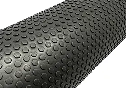 Масажний ролер EasyFit Foam Roller 45 см Чорний - мініатюра 3