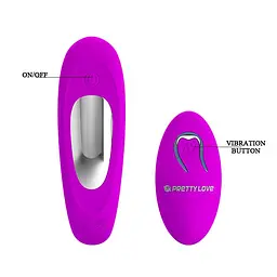 Вібратор Pretty Love Letitia Stimulator 10.3 см фіолетовий - мініатюра 6