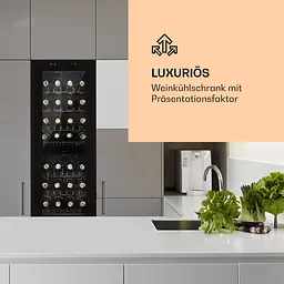 Винна шафа Klarstein Shiraz 40 см 2 зони (10045877) - мініатюра 6