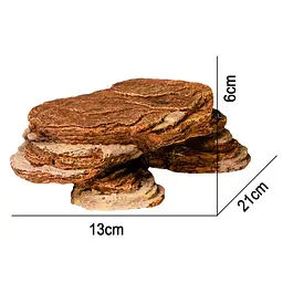 Декорація криївка Terrario Mountain Shelf S 13x21x6см (22147) - мініатюра 2