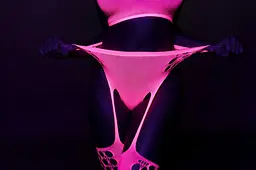 Комплект білизни Ouch! Neon, XS/XL (рожевий) - мініатюра 11