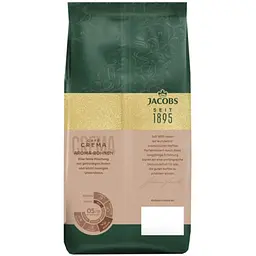 Кава Jacobs Aroma-bohnen Cafe Crema натуральна смажена в зернах 500 г - мініатюра 4