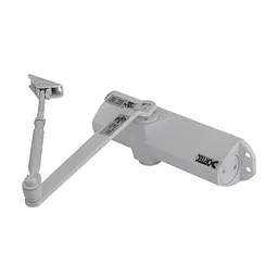 Дверний доводчик Dortec DT-83H White з фіксацією дверей у відчиненому положенні (63-00034)