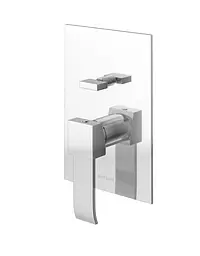 Душова система Kohlman Axis 30 chrome + BOX прихованого монтажу QW210NR30, Хром - мініатюра 2