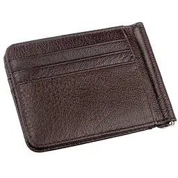 Стильний чоловічий затискач ST Leather 18941 коричневий - мініатюра 5