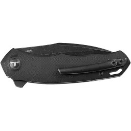 Ніж Cimmerian Knives C1 BSW Half Serrated N690 Black - мініатюра 4