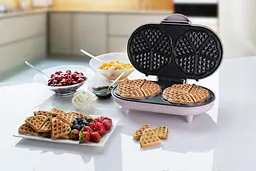 Вафельниця Bestron ADWM1000P, рожева - мініатюра 5