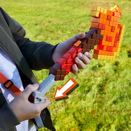 Бластер-сокира Hasbro Nerf Minecraft Firebrand Dart-Blasting Axe (F8953) - мініатюра 7