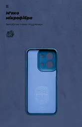 Чохол ArmorStandart ICON для Xiaomi Redmi 15C 4G / Poco C85 4G Camera cover Dark Blue - мініатюра 4
