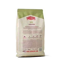 Сухий корм для собак малих порід Carnilove True Fresh Duck Small Breed суперпреміум качка 4 кг - мініатюра 2