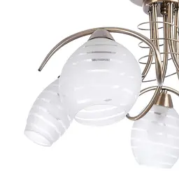 Люстра стельова Brille E14 60W BZ (LK-529C/5) - мініатюра 4