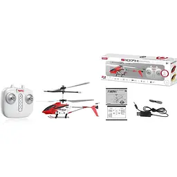 Іграшка на радіокеруванні Syma Гелікоптер 22 см (S107H Red) - мініатюра 12