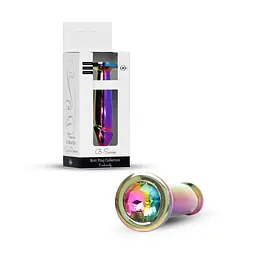 Анальна пробка з кристалом B - Series HeavyFun Plug-Jewellery, 12 см (прозорий) - мініатюра 7