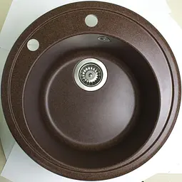 Кухонна мийка Adamant SUN mokko d 510x200 мм, без крила d 51