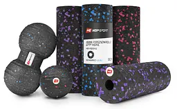 Міні масажний ролик (валик, роллер) Hop-Sport EPP 15см HS-P015YG чорно-синій - мініатюра 6